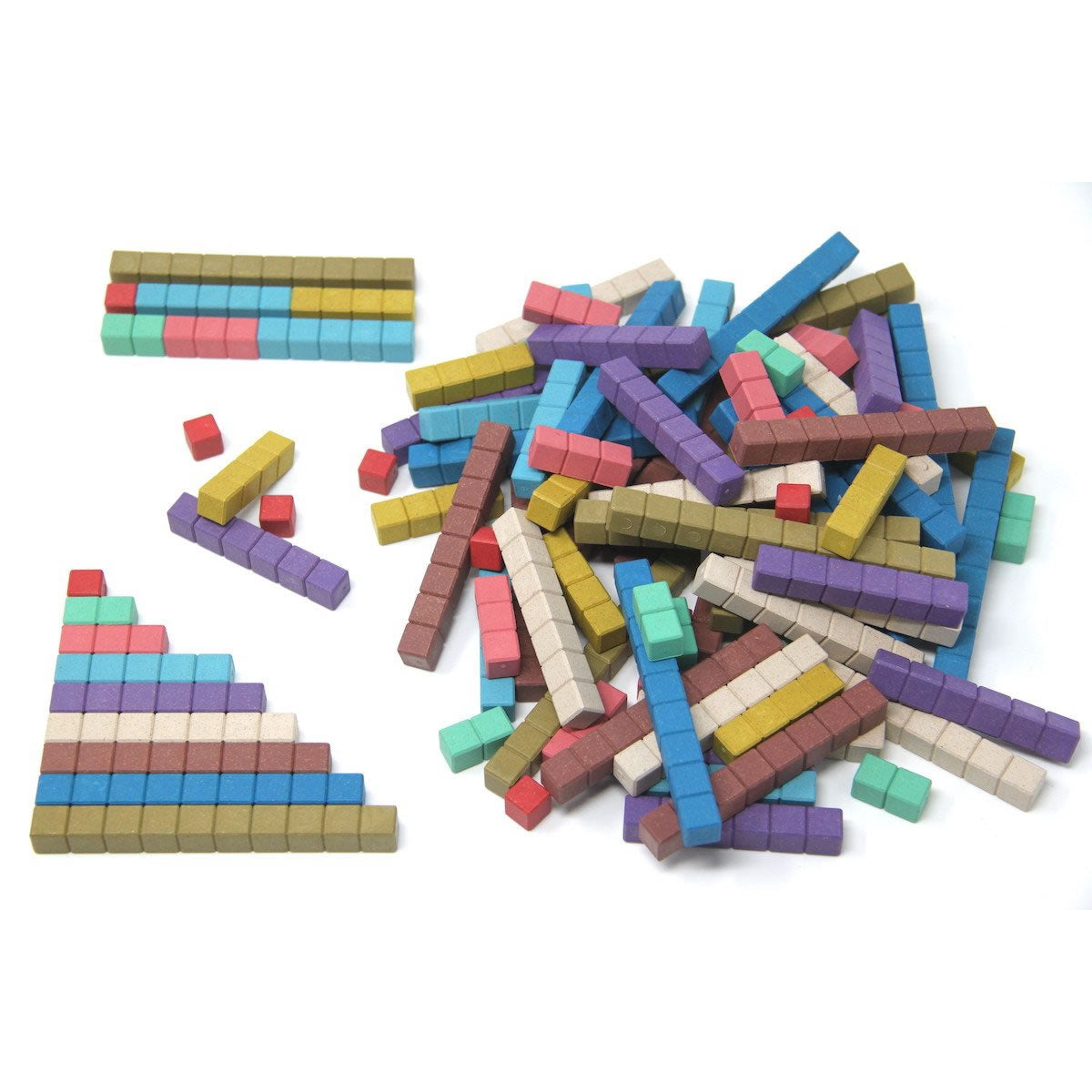 Wissner Coloured Mathematics Counting Rods Made From RE-Wood – PugglePop